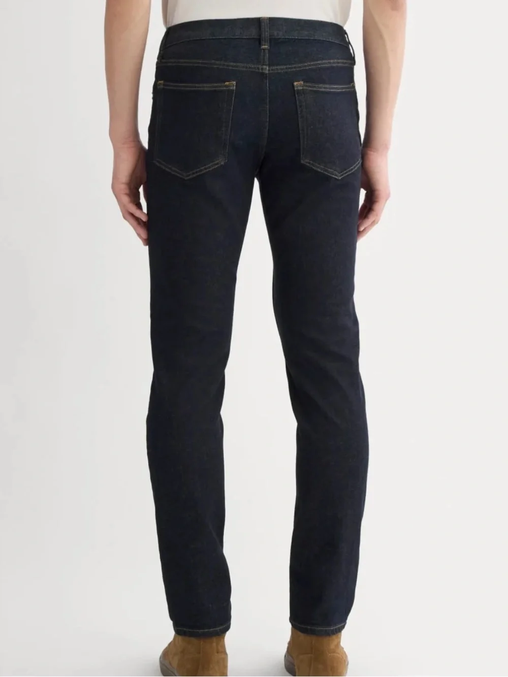 Everlane Men's Slim 4-Way Stretch Organic Jeans in dark indigo